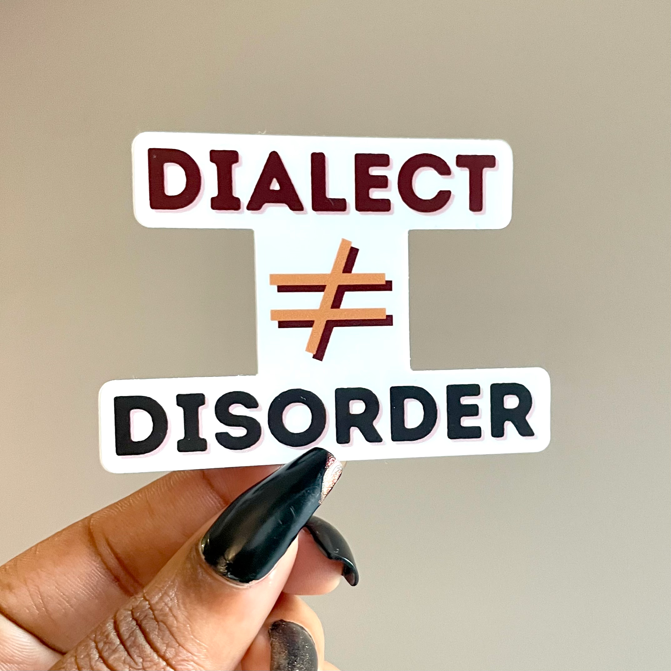 Dialect ≠ Disorder