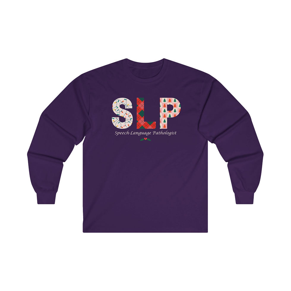 Thumbnail: SLP Christmas Patterns Long Sleeve Tee