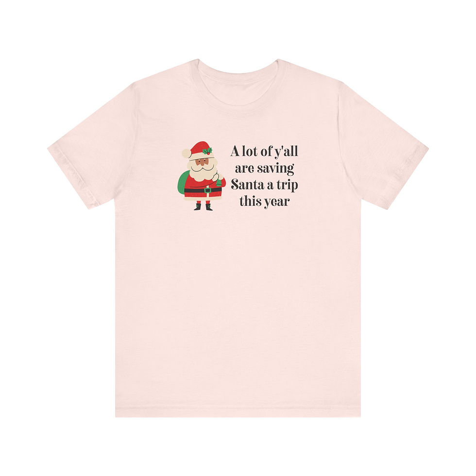 Thumbnail: Saving Santa A Trip Short Sleeve Tee