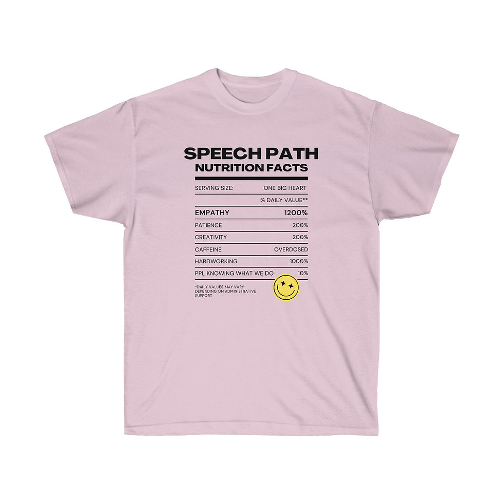 Thumbnail: Speech Path Nutrition Facts Unisex Ultra Cotton Tee