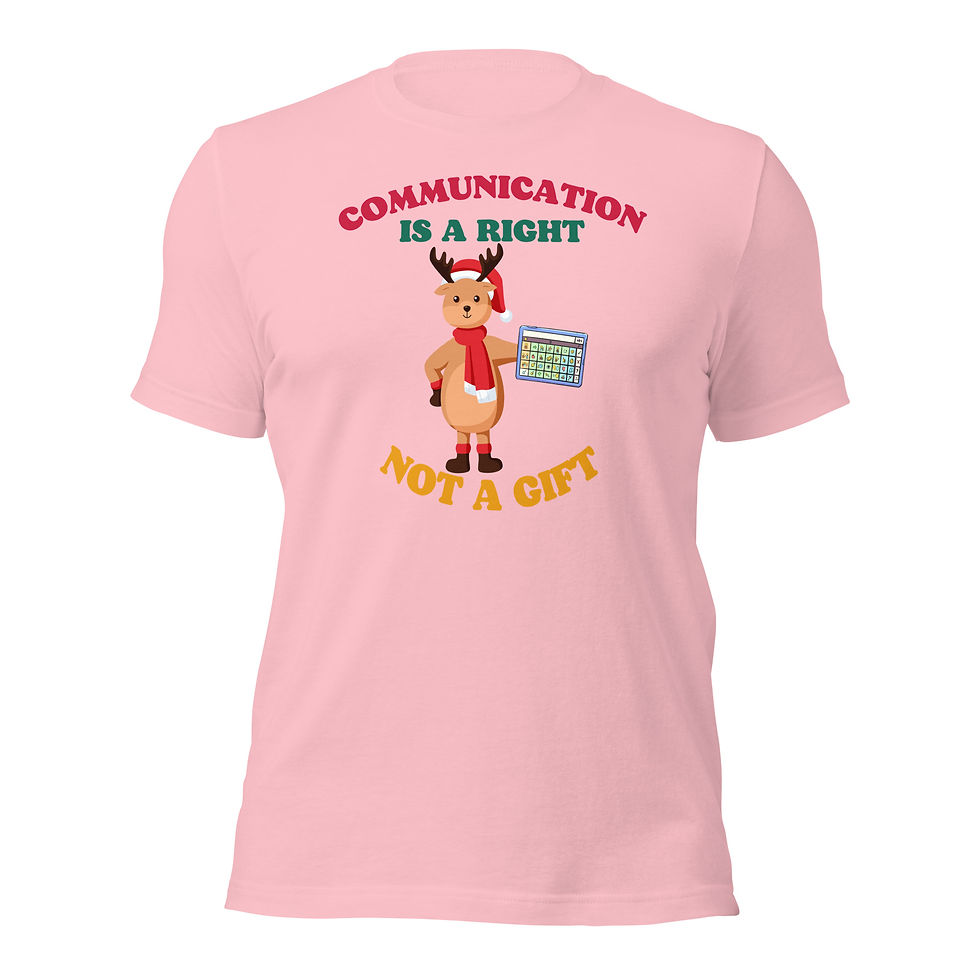 Thumbnail: Communication Is A Right Not a Gift Bella Canvas Unisex t-shirt