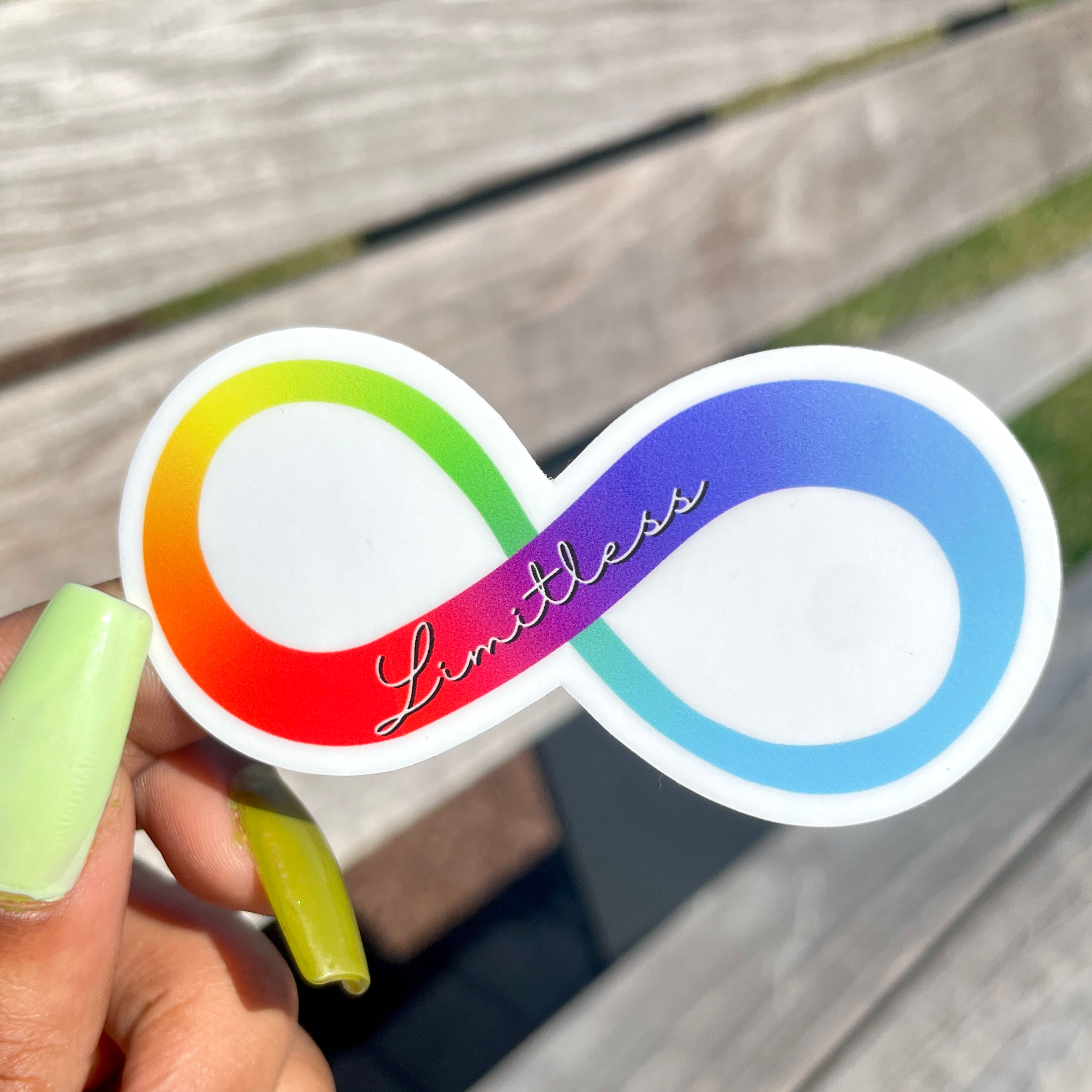 Limitless Autism Infinity Sign Sticker