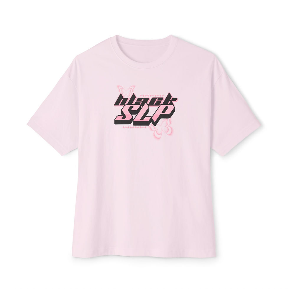 Thumbnail: Black SLP Y2K Unisex Oversized Boxy Tee