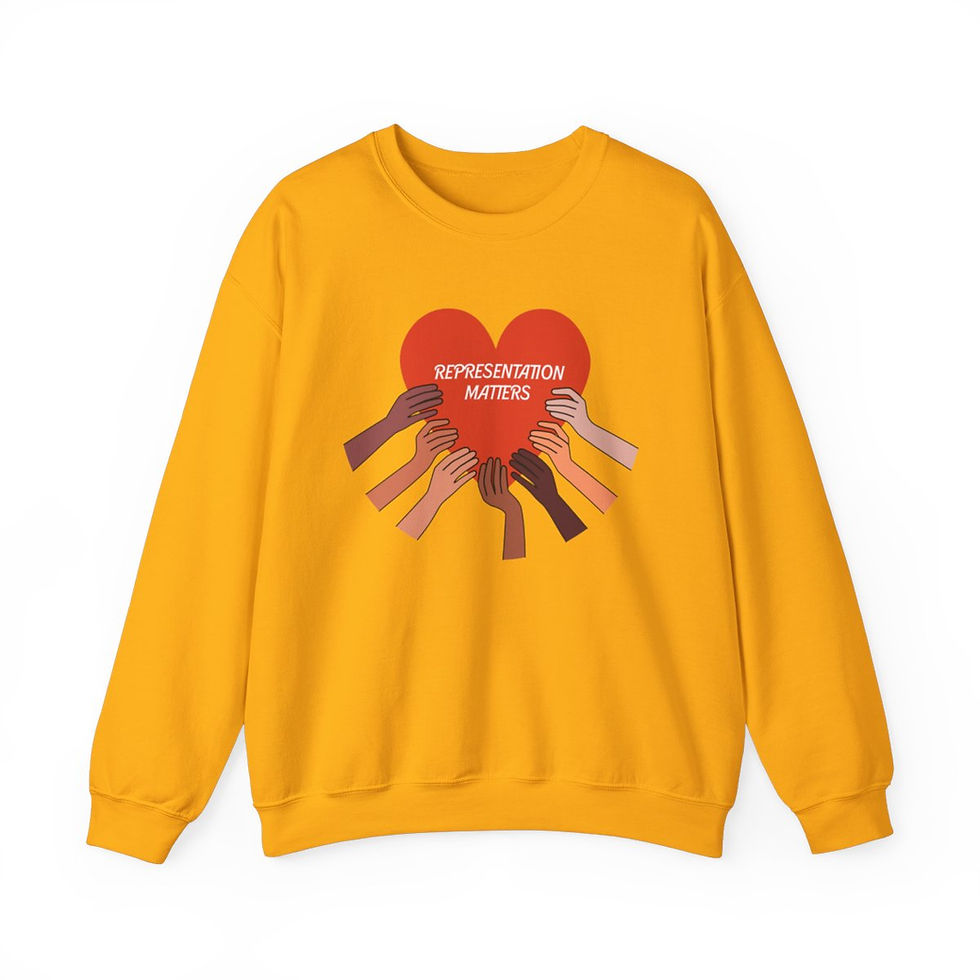 Thumbnail: Representation Matters Diversity Heart Unisex Heavy Blend™ Crewneck Sweatshirt