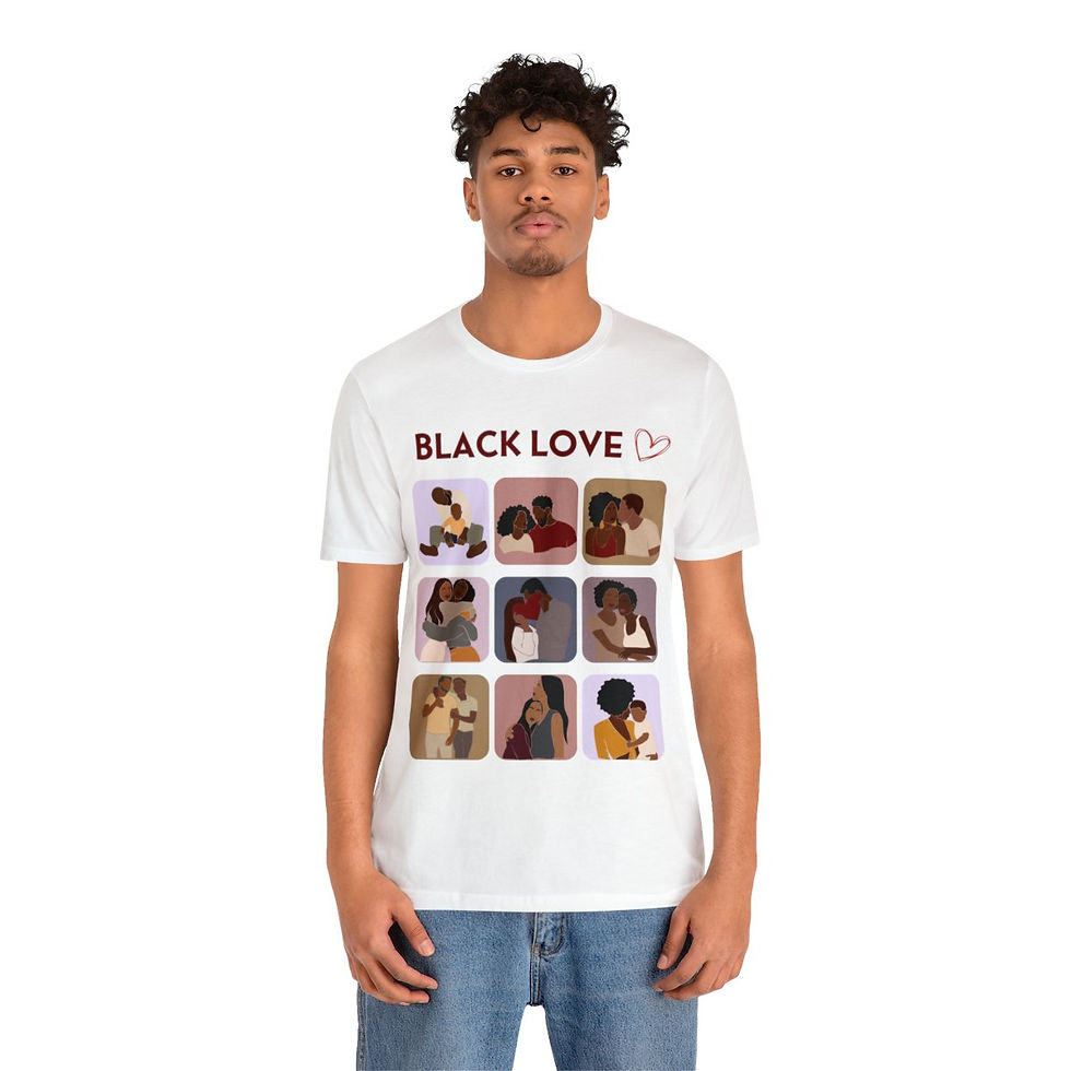 Thumbnail: Black Love Representation Bella Canvas Unisex Jersey Short Sleeve Tee