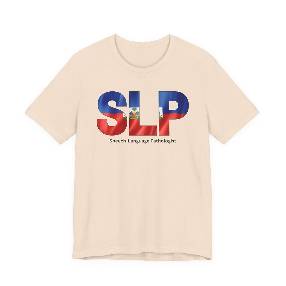 Thumbnail: Hatian Flag SLP Unisex Bella+ Canvas Tee