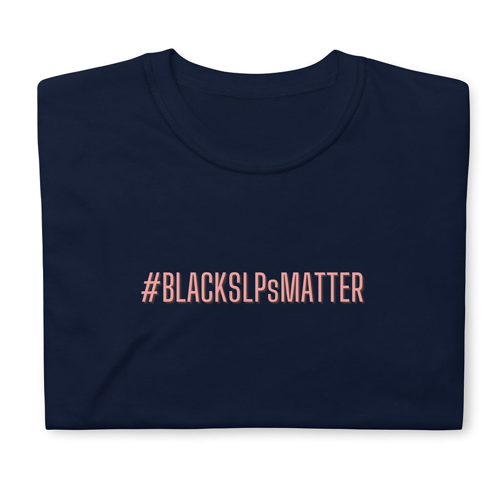 Thumbnail: Black SLPs Matter Unisex T-Shirt