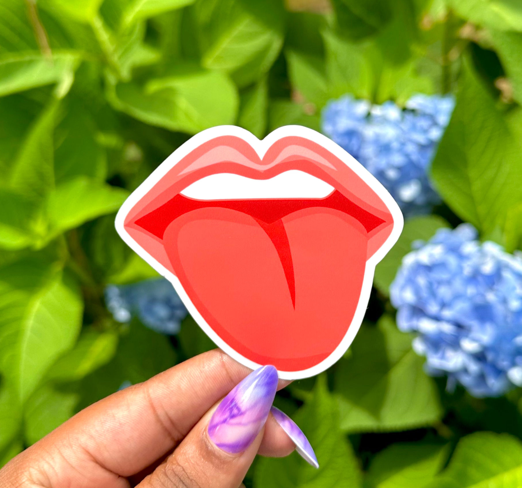 Tongue Out Sticker