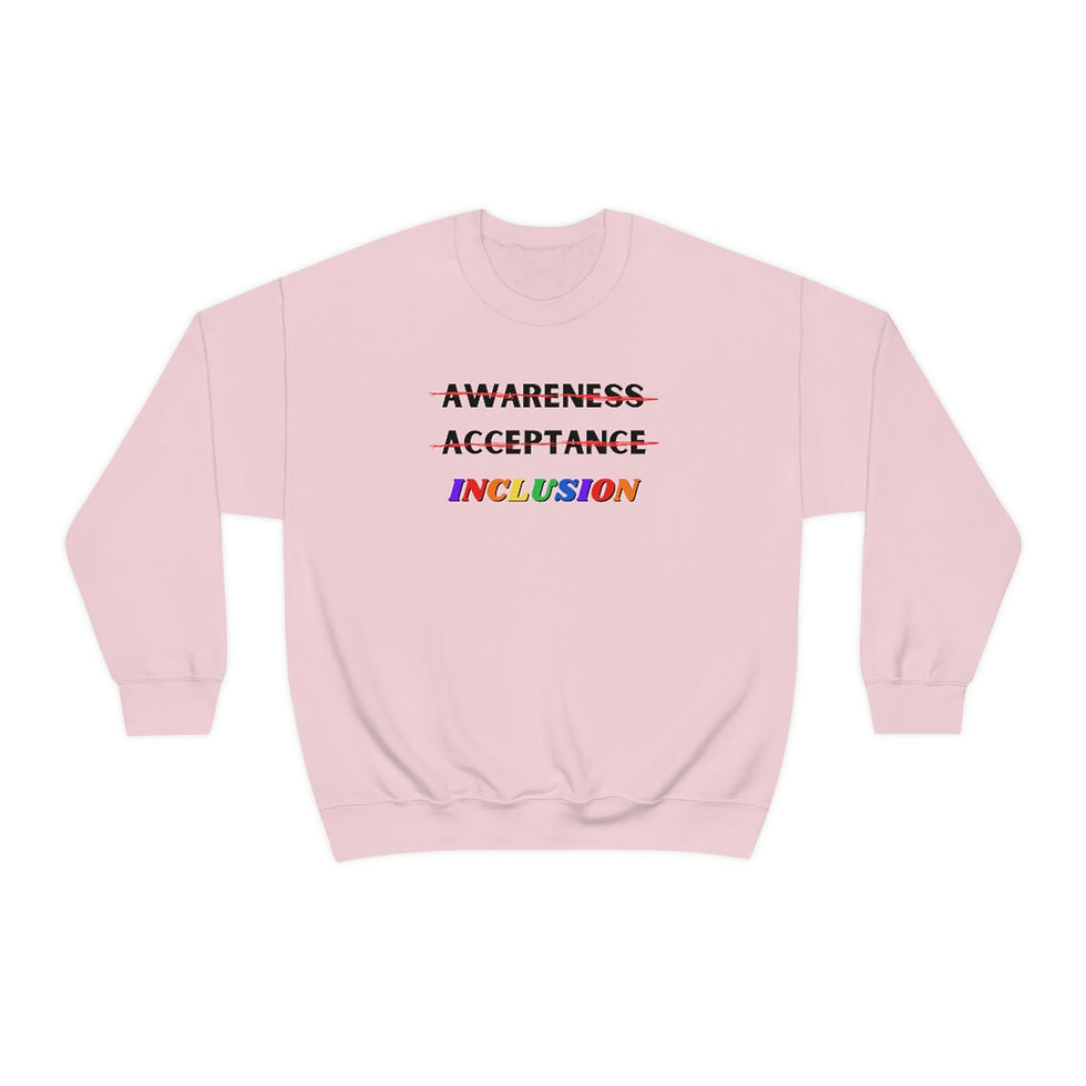 Thumbnail: Inclusion Unisex Heavy Blend Crewneck Sweatshirt