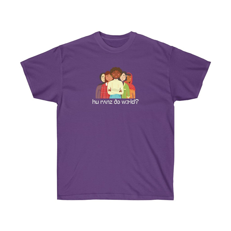 Thumbnail: IPA Who Runs The World? Unisex Ultra Cotton Tee