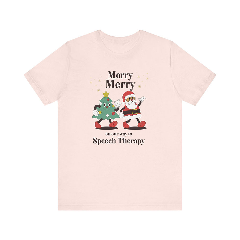 Thumbnail: Merry Speech Therapy Short Sleeve Tee
