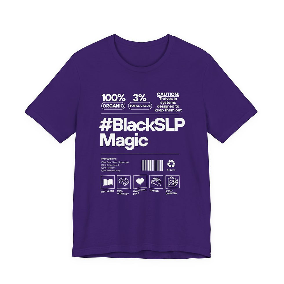 Thumbnail: Black SLP Magic Ingredients Bella+ Canvas Unisex Tee