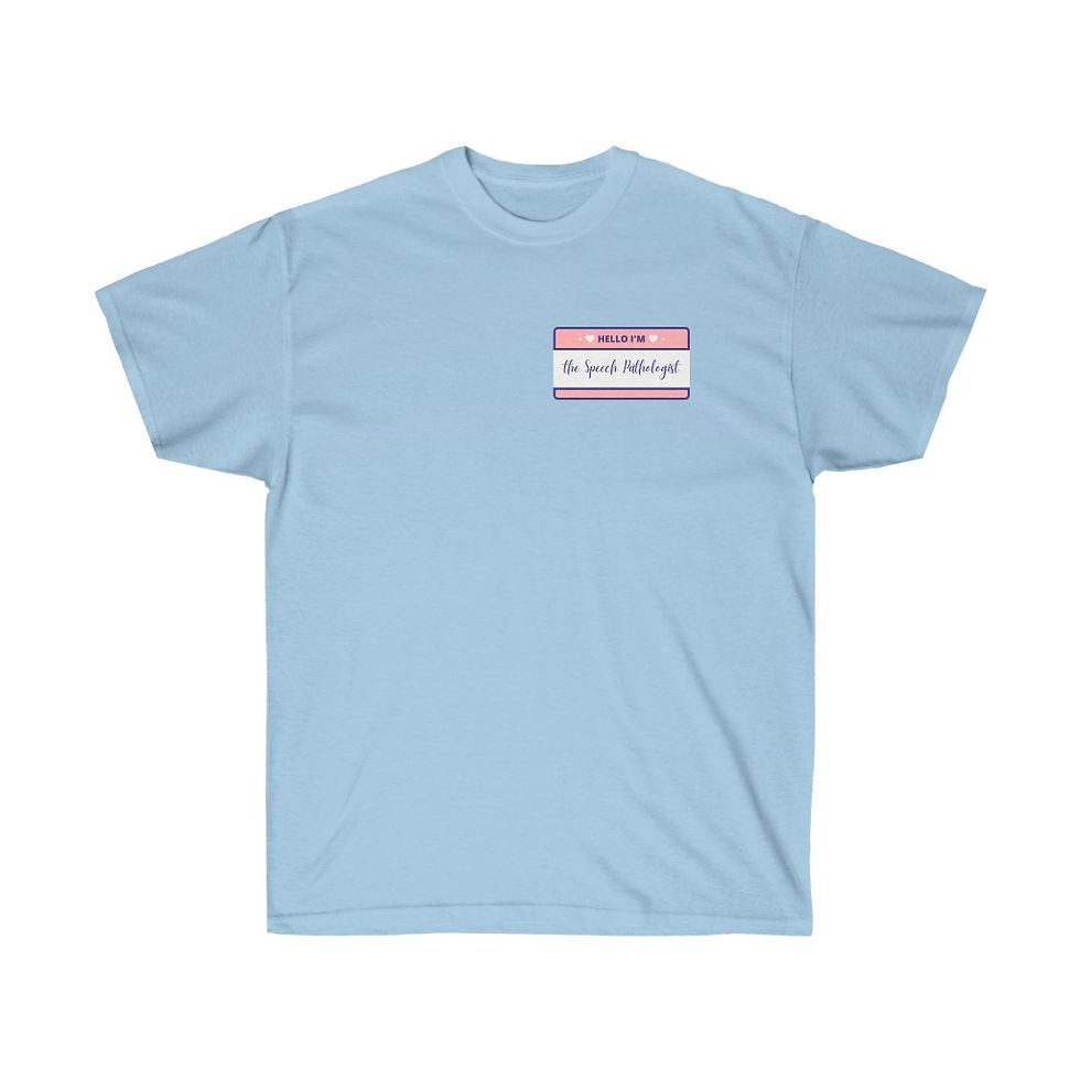 Thumbnail: Hello, I'm The Speech Pathologist Unisex Ultra Cotton Tee