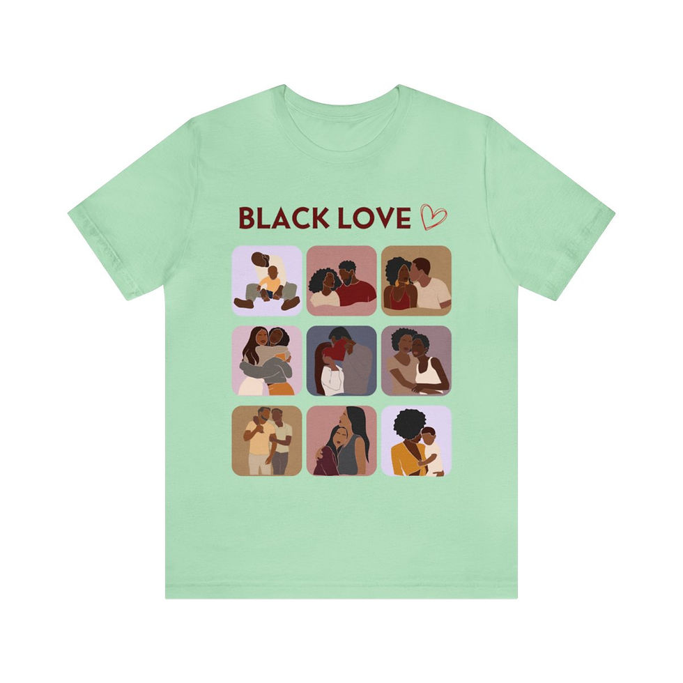 Thumbnail: Black Love Representation Bella Canvas Unisex Jersey Short Sleeve Tee