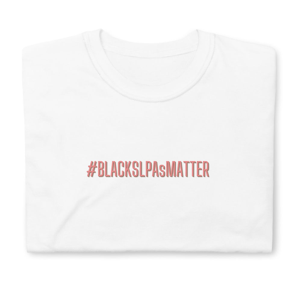 Thumbnail: Black SLPAs Matter Unisex T-Shirt
