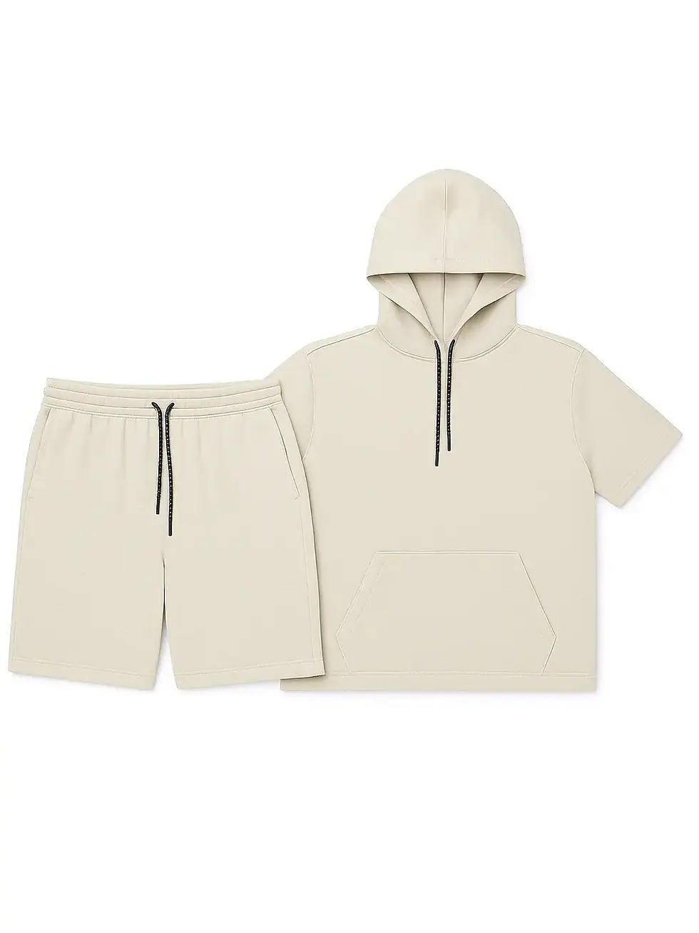 Thumbnail: Men's short sleeve hoodie and short set