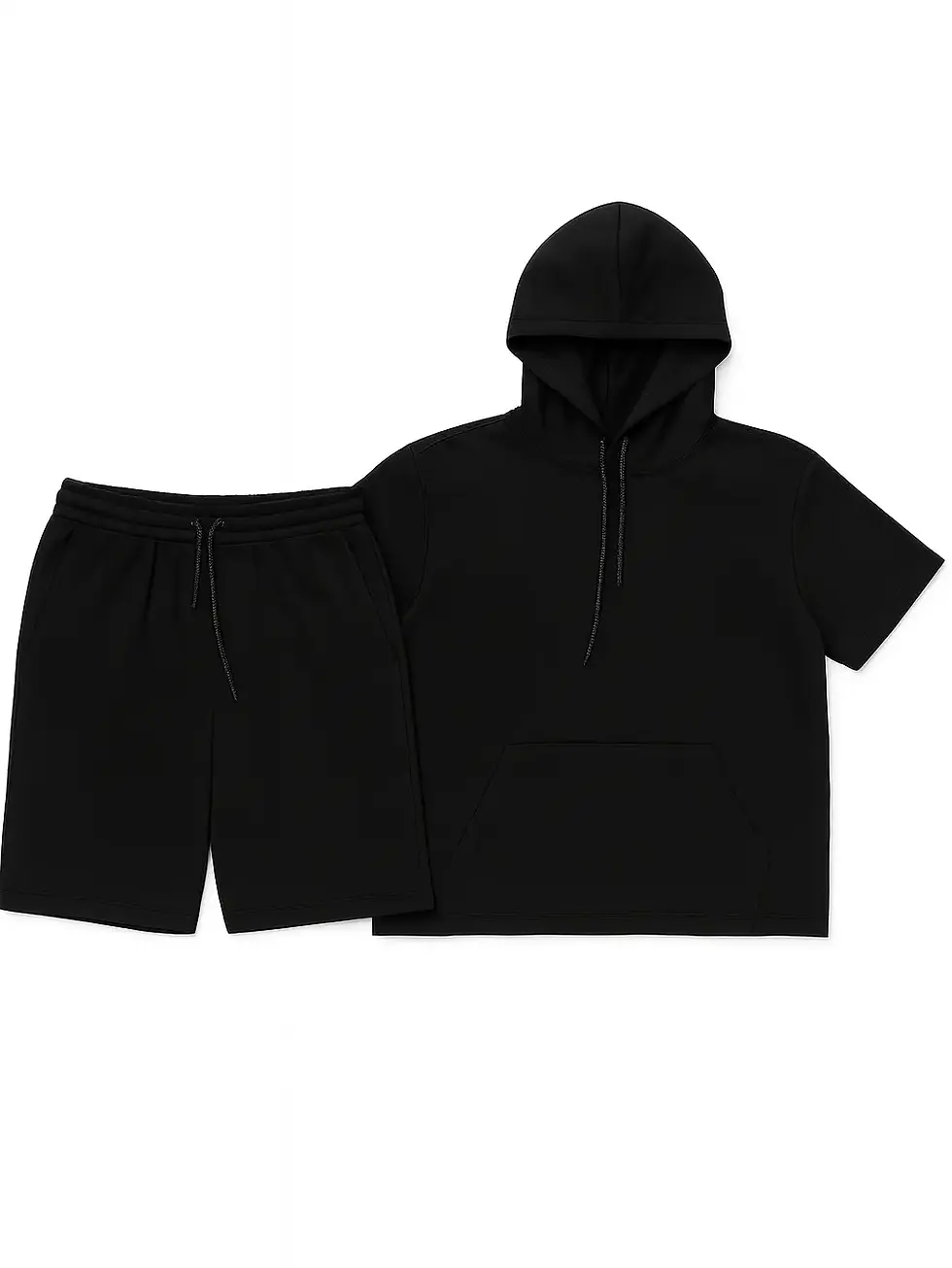 Thumbnail: Men's short sleeve hoodie and short set