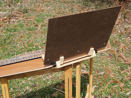 Hammered dulcimer music stand