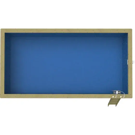 Thumbnail: Nazca 8m x 4m Wooden Pool Package With Patterned Liner