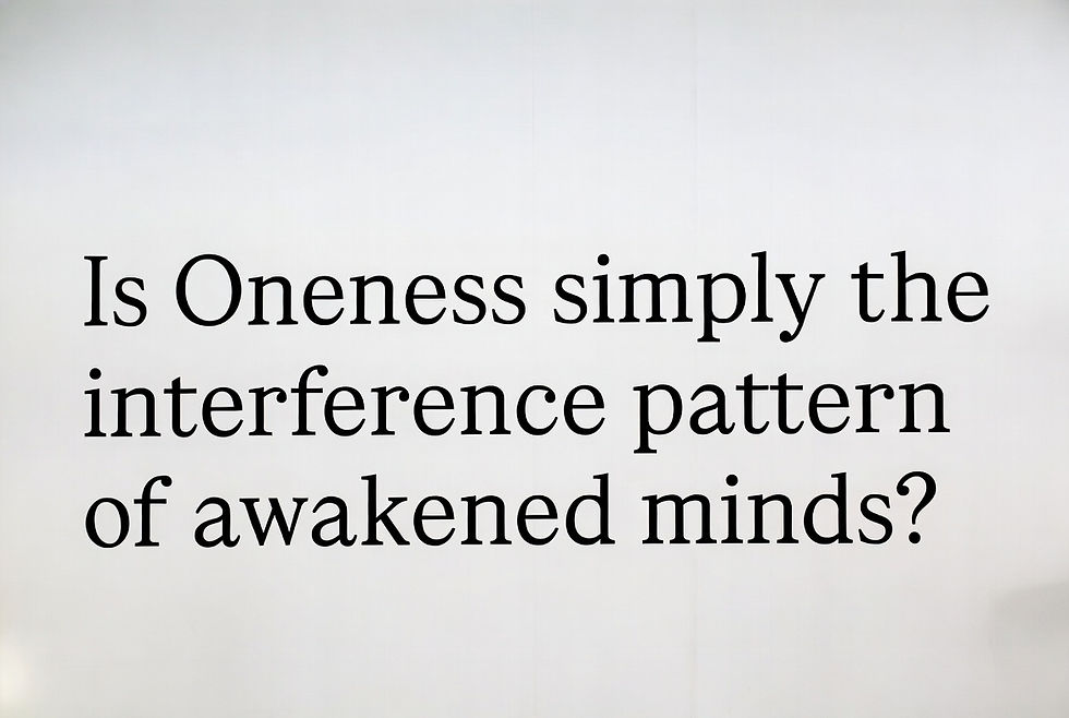 Are We the Double-Slit Experiment
