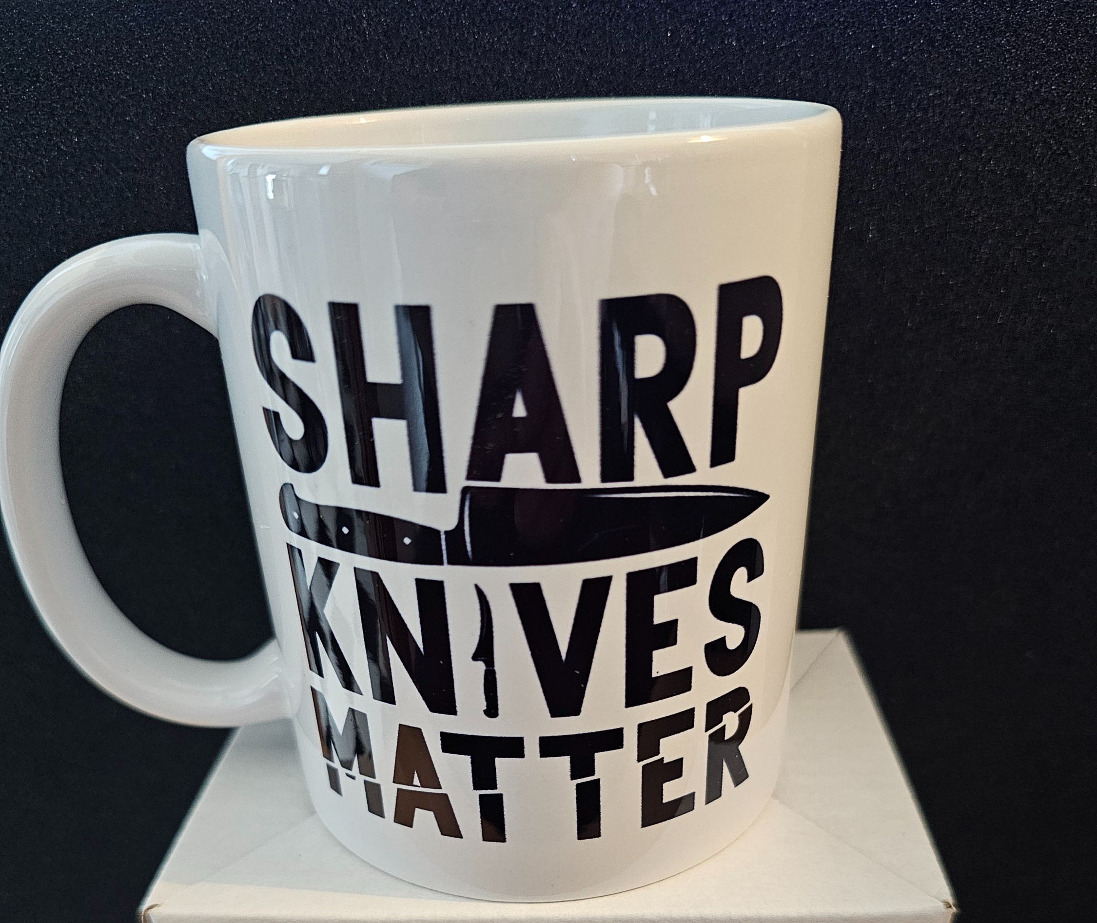 Sharp Knives Matter Mug
