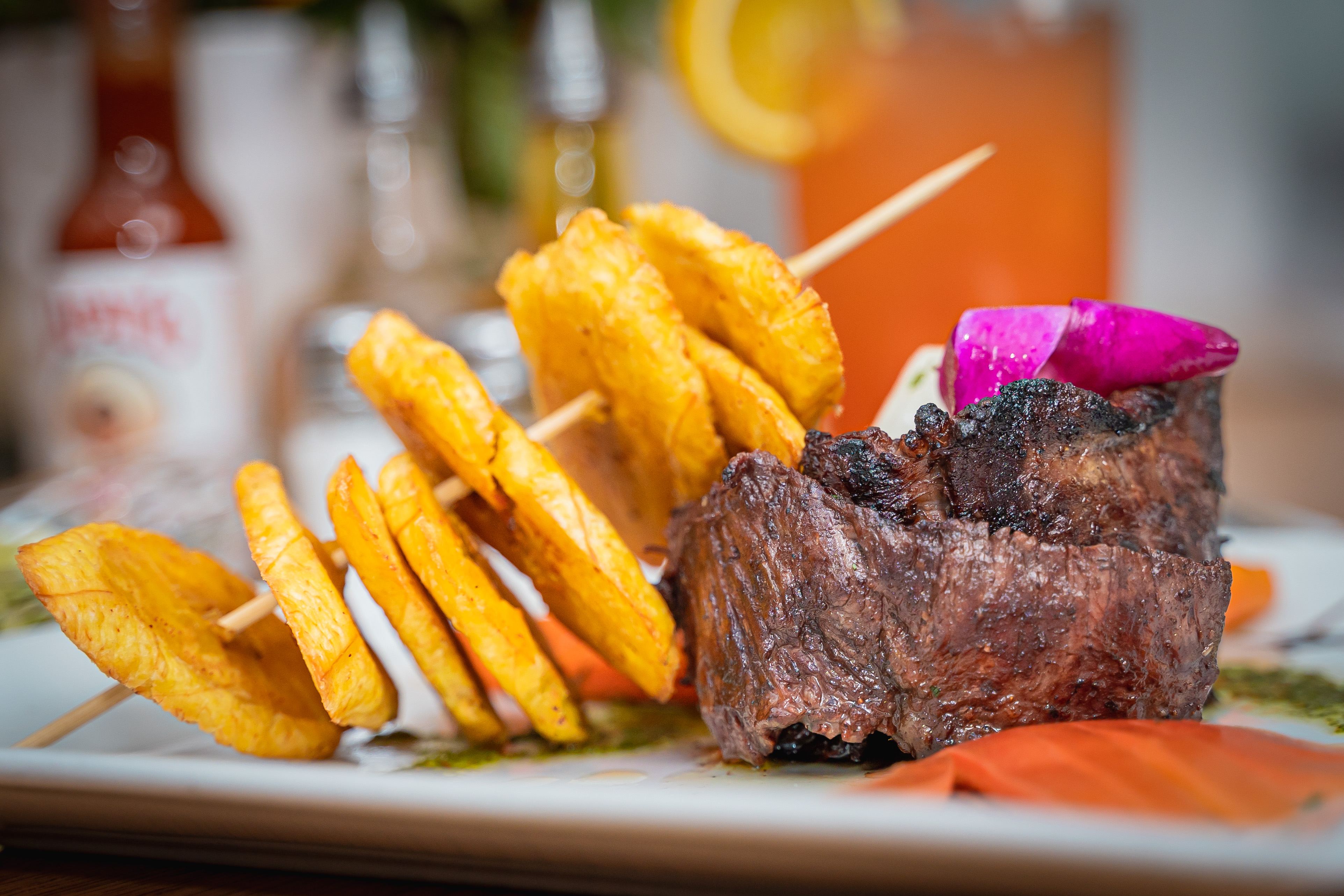 Arranged Food and Objects