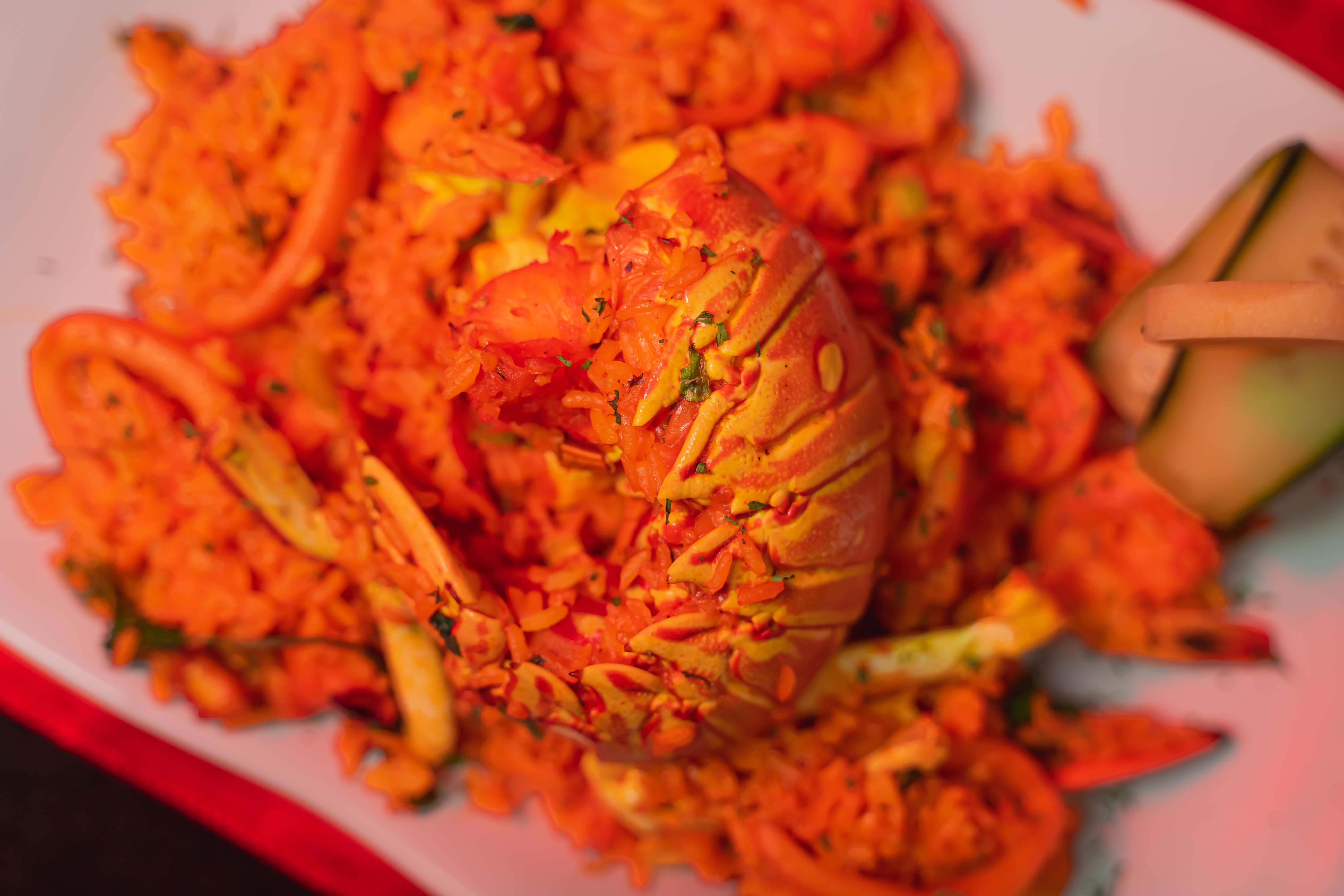Arranged Food and Objects