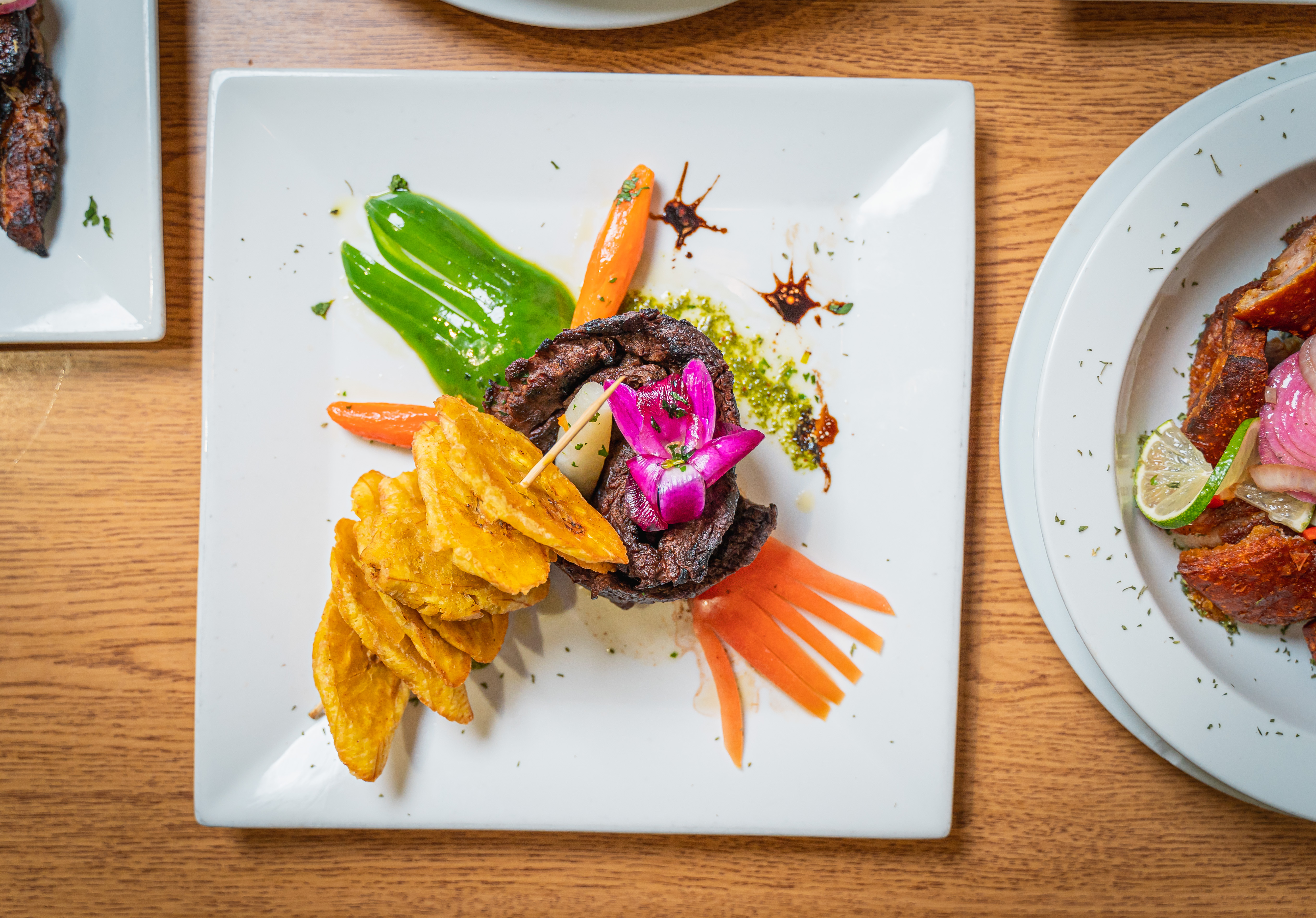 Arranged Food and Objects