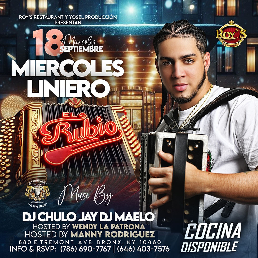 El Rubio Del Acordeon! Miercoles Linierons
