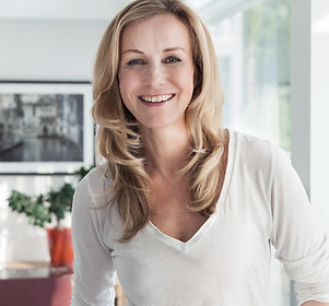 Blond Smiling Woman