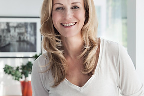 Blond Smiling Woman