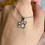 Thumbnail: Cat's Paw Cabochon Pendant in 18K White Gold