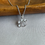 Thumbnail: Cat's Paw Cabochon Pendant in 18K White Gold