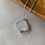 Thumbnail: Icy White Buddha Square Pendant in 18K White Gold
