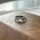 Thumbnail: 'Winter Sprigs' 18K White Gold Ring with Cabochon and Diamonds (HK13/US6)