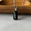 Thumbnail: Modern Sleek Omphacite Pendant in 18K White Gold and Diamonds