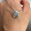 Thumbnail: Icy Lavender 'Shooting Stars' Pendant in 18K White Gold and Diamonds