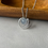 Thumbnail: Icy Lavender 'Shooting Stars' Pendant in 18K White Gold and Diamonds