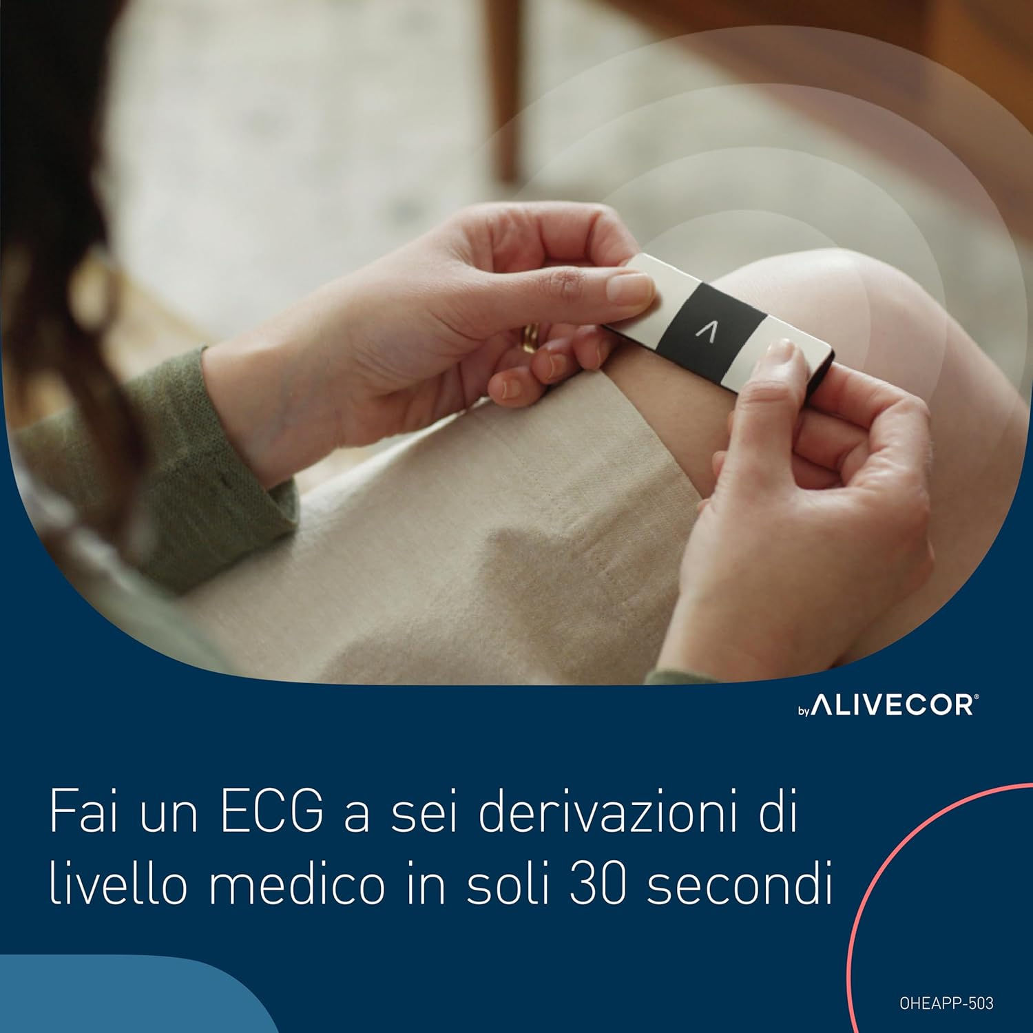 AliveCor KardiaMobile 6L ECG Portatile a 6 Derivazioni