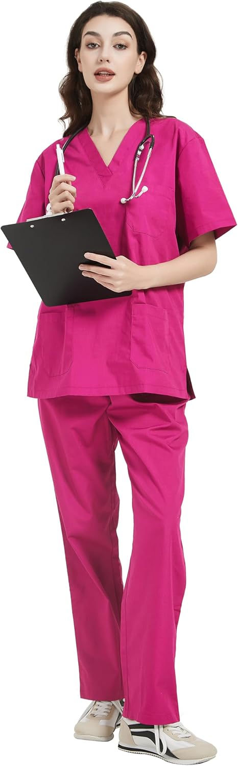 Miniatura: MISEMIYA - Uniformi Unisex Set Camice – Uniforme Medica con Maglia e Pantalon
