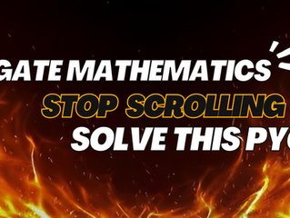 GATE Mathematics PYQ Solutions – Solve Previous Year Questions with Step-by-Step Detailed Explanation for GATE Exam Preparation