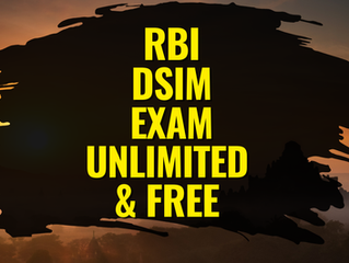 RBI DSIM Online Test Series & Study Material for Serious RBI Aspirants – Free Access, Unlimited Attempts & Complete Solutions |Dr Sourav Sir’s Classes