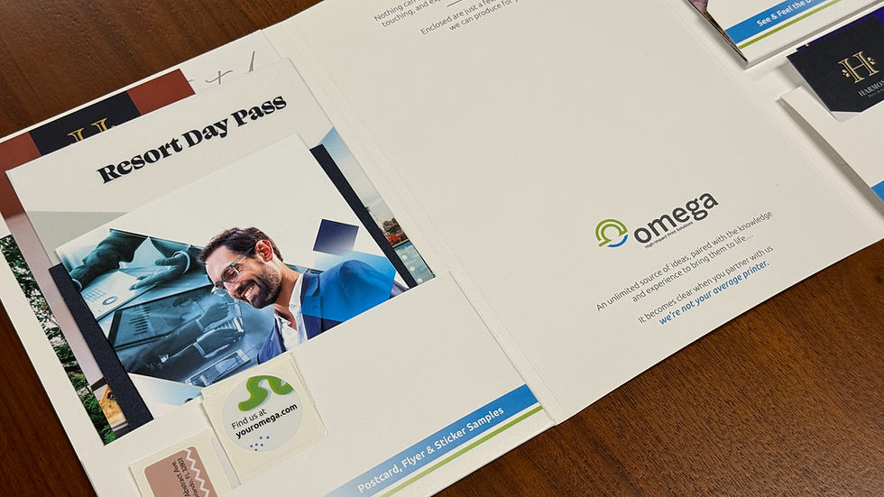 print marketing sample kits