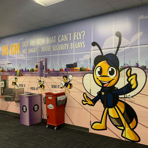 SFB Airport wall decals