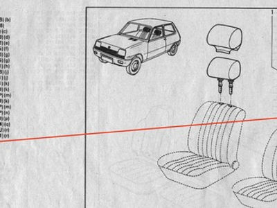Thumbnail: Renault R5/ LeCar / Renualt 5 Turbo 2 Headrest Locks  7701349030