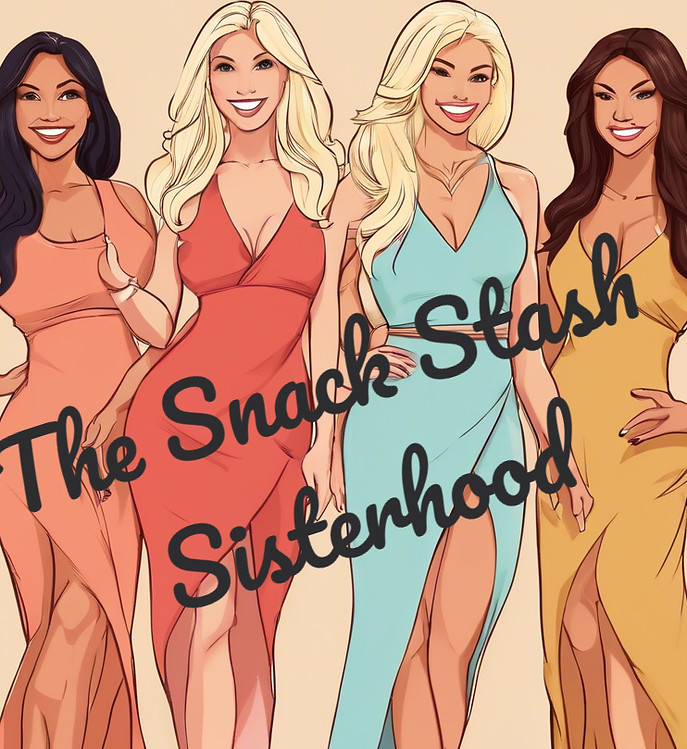 Dating Show Sisterhood with 4 Ladies. One blonde and three brunettes..jpg