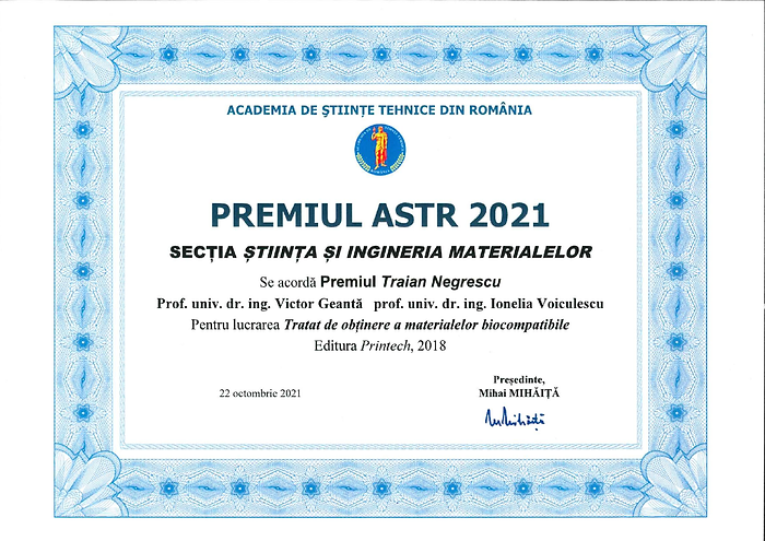 Diploma Victor Geanta
