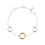 Thumbnail: Links of London 20/20 Bi-Metal Sterling Silver and 18kt Gold Bracelet