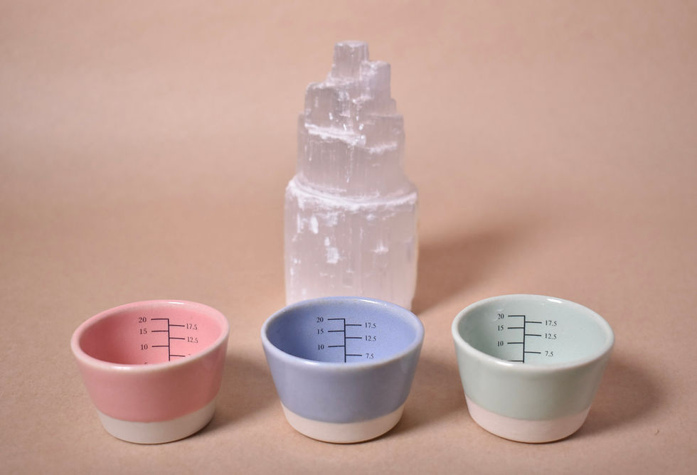 Thumbnail: Stoneware Measuring Cup - Pink