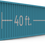 Thumbnail: 40FT BOTH END DOORS (One Trip) Shipping Containe
